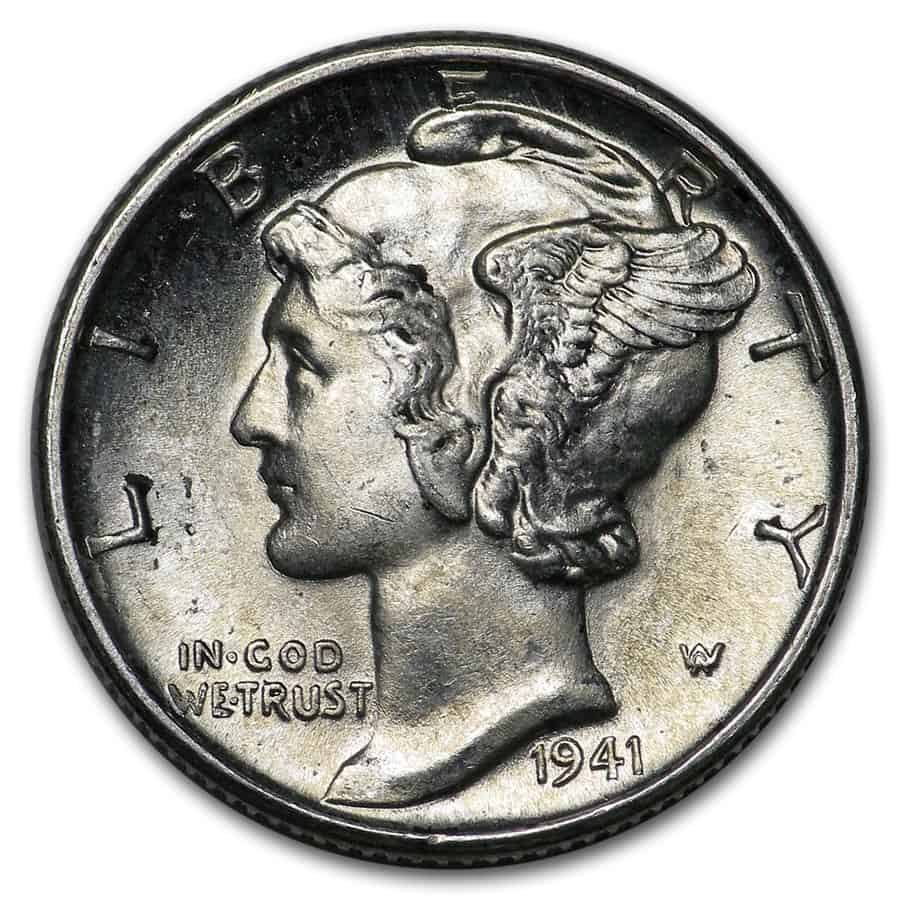 1941-D Mercury Dime Value
