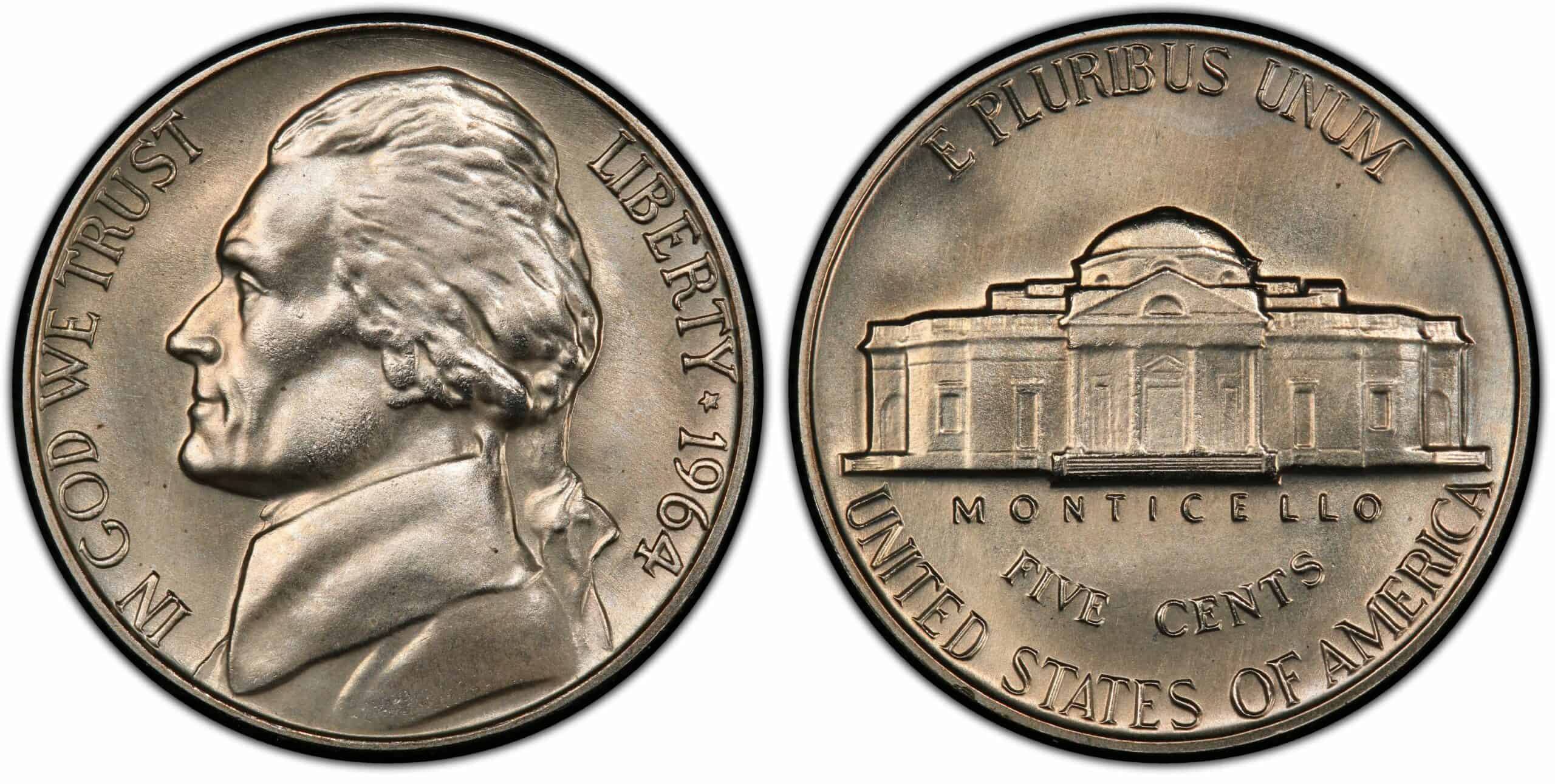 1964 Jefferson Nickel Special Mint Set (SMS) Value