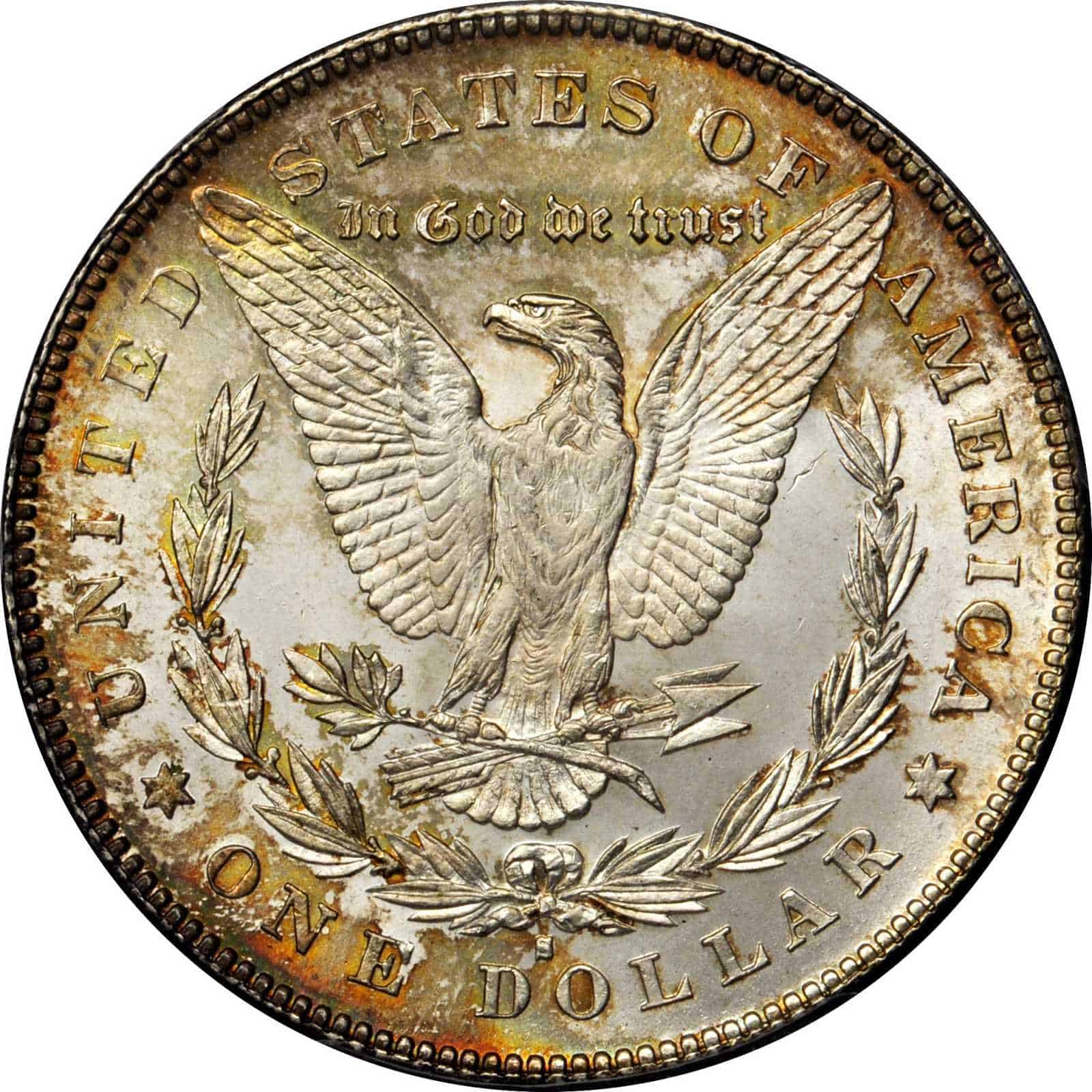 The Reverse of the 1878 Silver Morgan Dollar