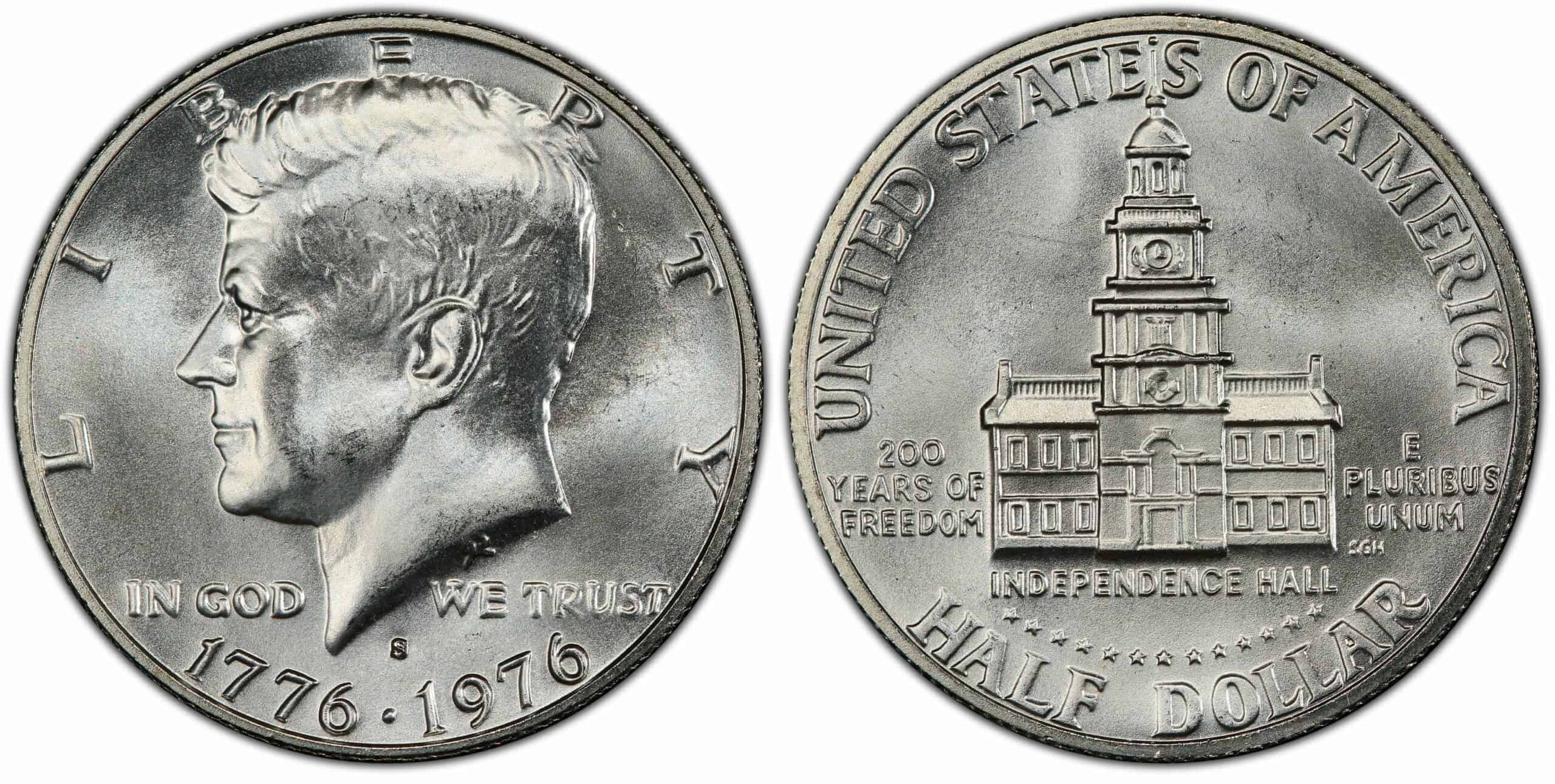 1776 to 1976 Silver S Half Dollar Value