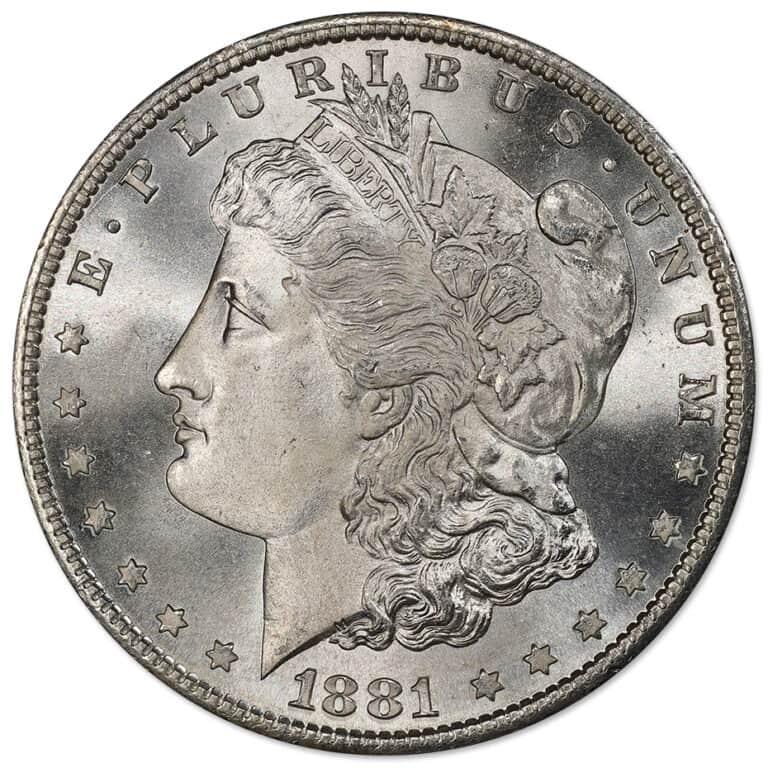 1881 silver dollar value
