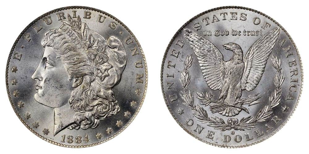 1884 O Silver Dollar