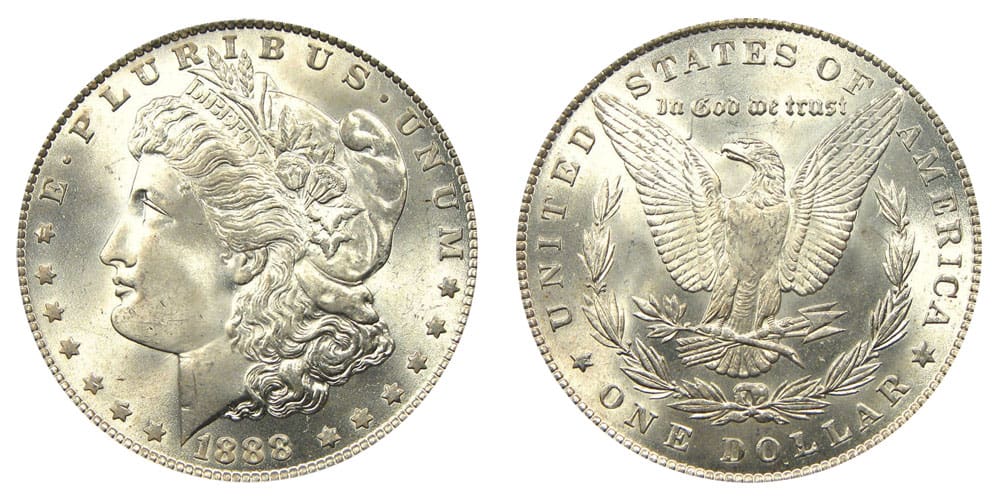 1888 No Mint Silver Dollar Value