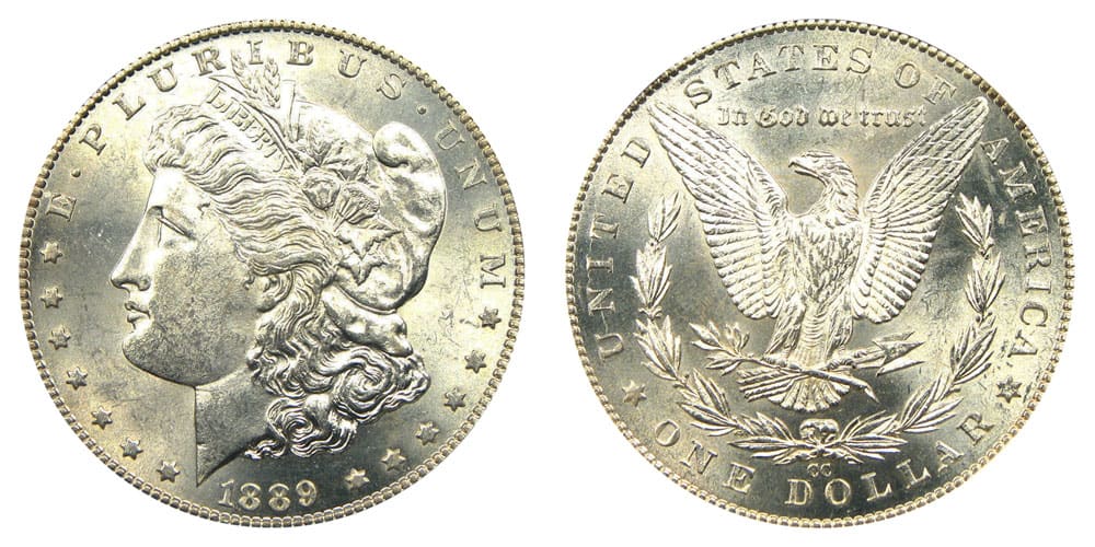 1889 CC Silver Morgan Dollar Value