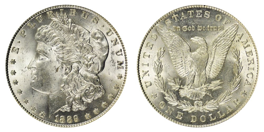 1889 No Mint Mark Morgan Silver Dollar Value