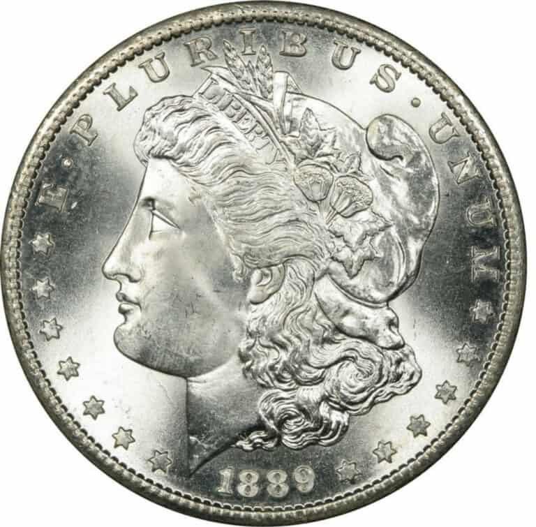 1889 morgan silver dollar value