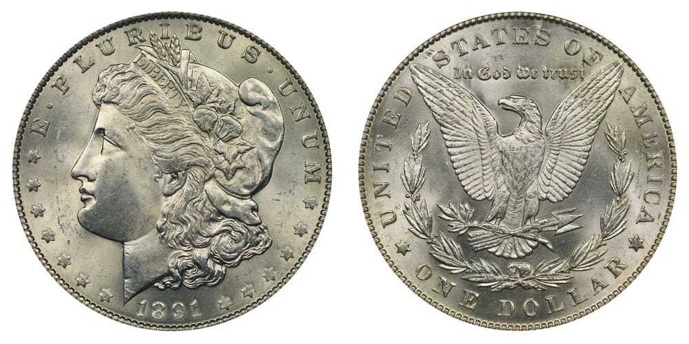 1891 No Mint Mark Silver Dollar Value