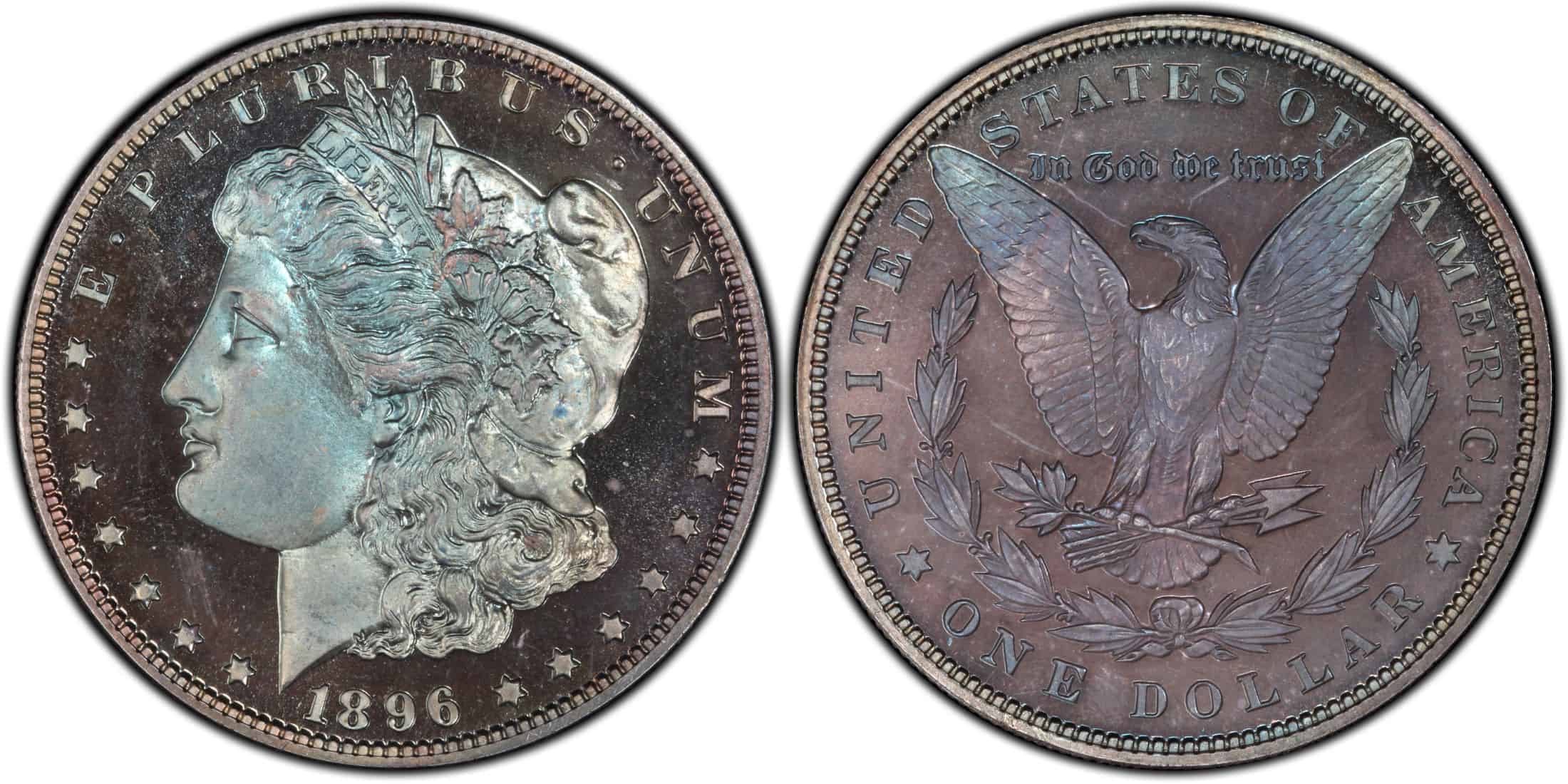 1896 No Mint Mark Proof Morgan Silver Dollar Value