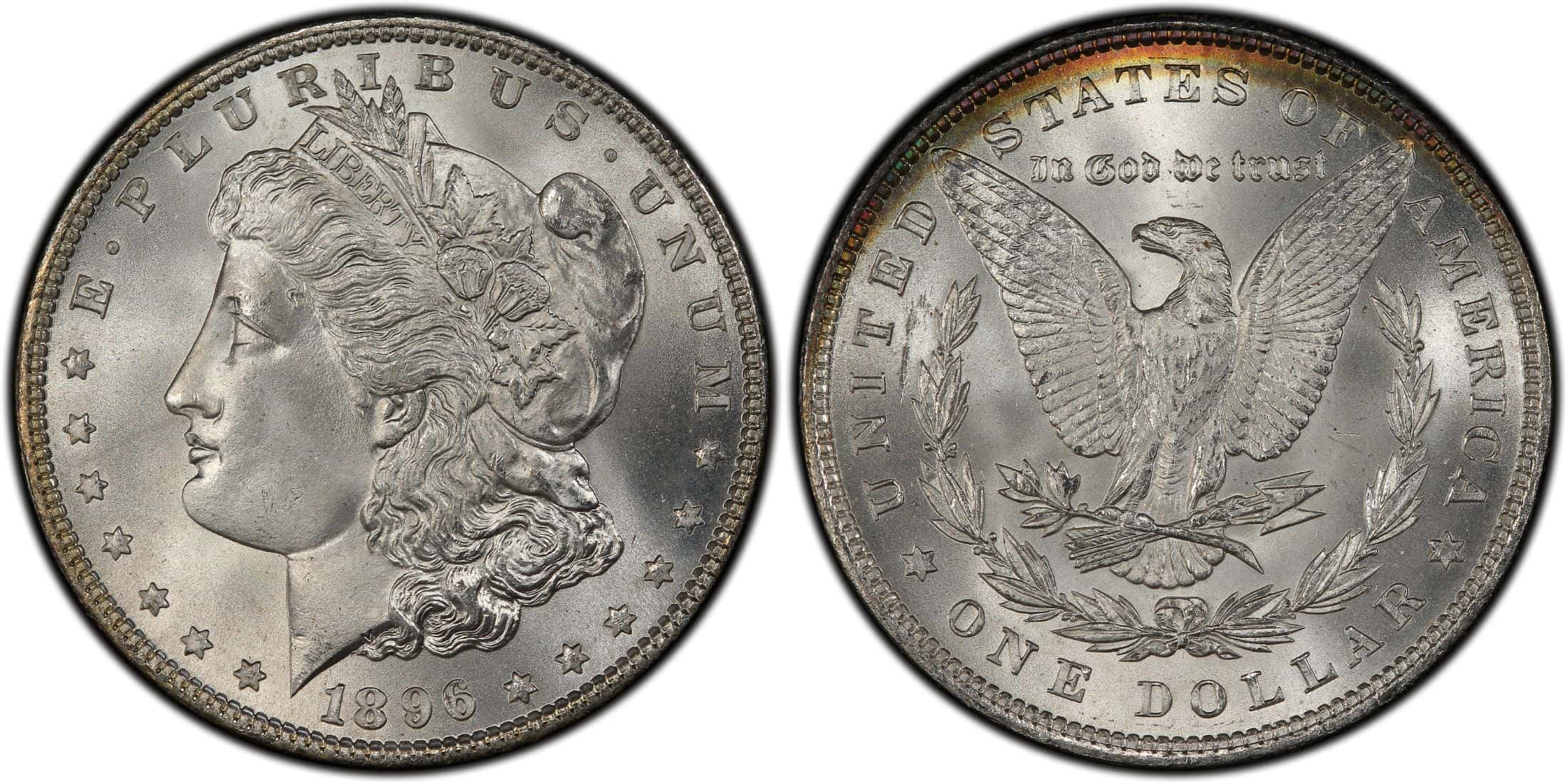 1896 No Mint Mark Silver DollarValue