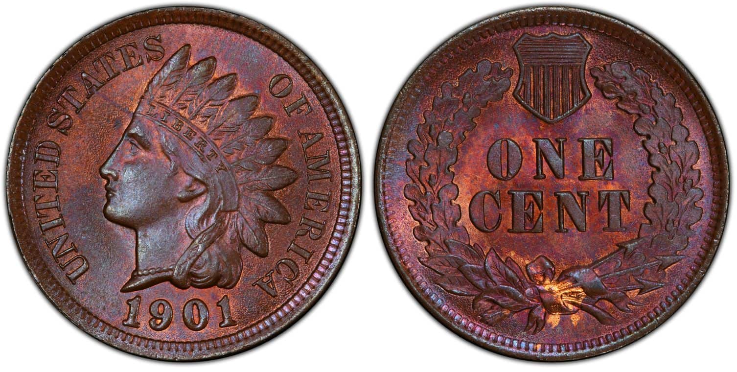 1901 Brown Indian Head Penny Value