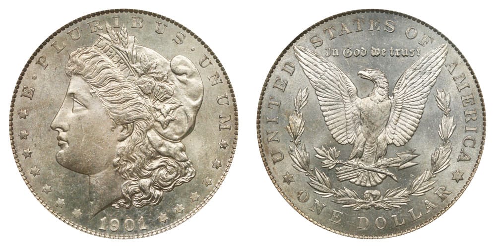 1901 No Mint Mark P Silver Dollar Value