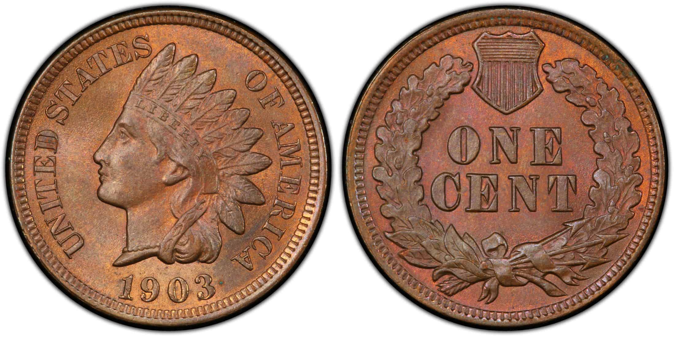 1903 (P) Brown Indian Head Penny Value