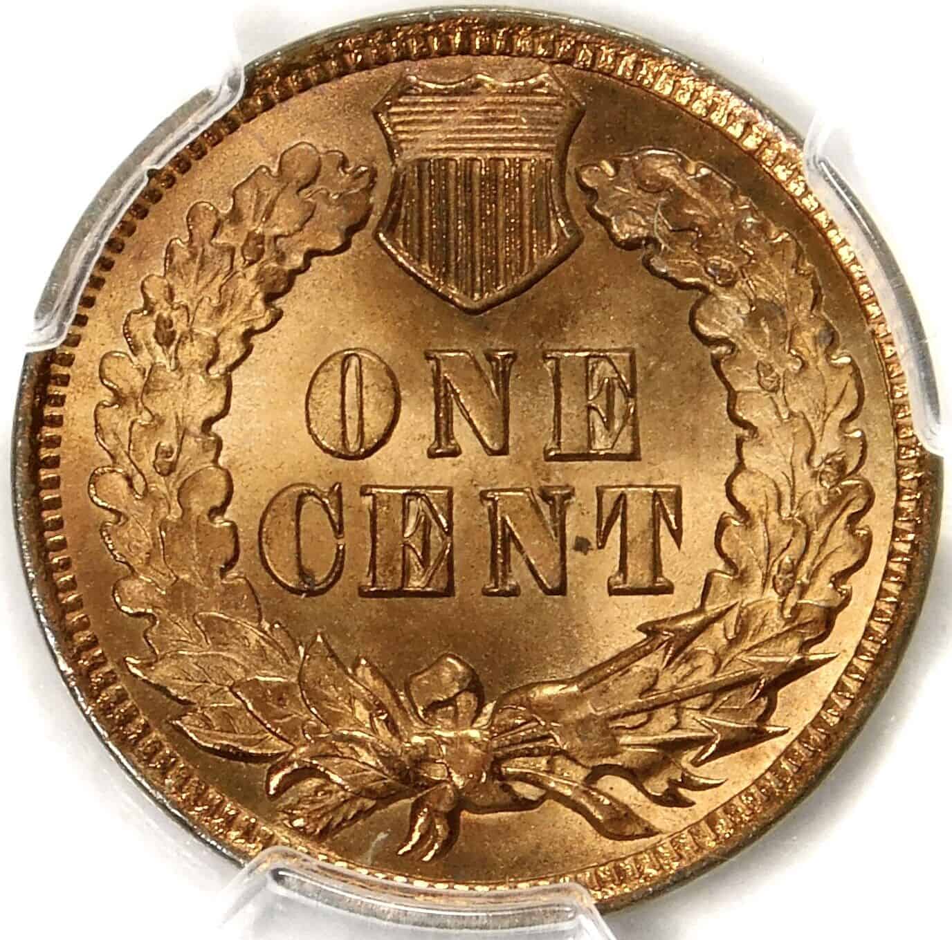 1903 penny Reverse