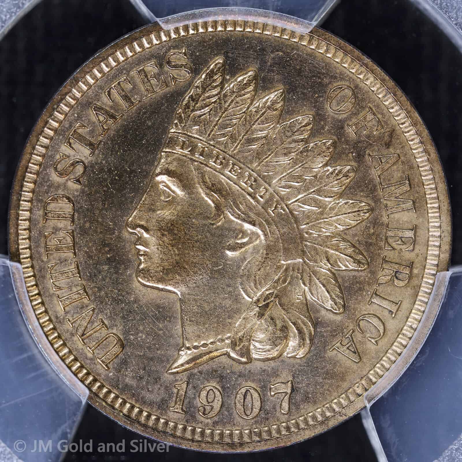 1907 Proof Indian Head Penny