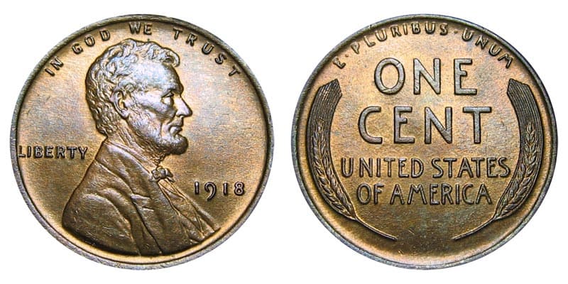 1918 No Mint Mark Penny Value