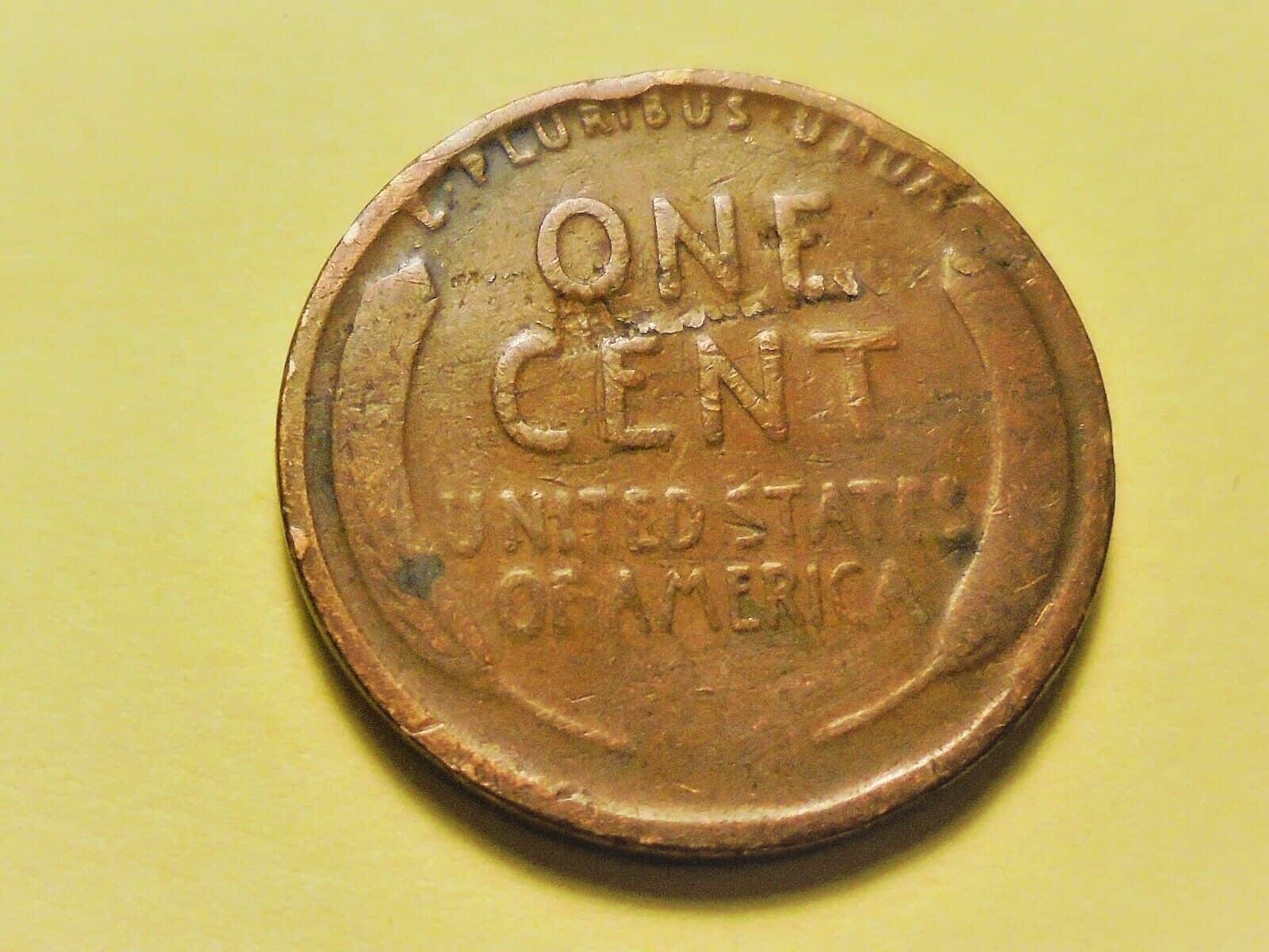 1918 Penny Lamination Error