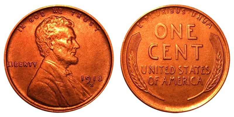 1918 S Penny Value