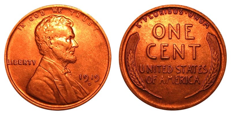 1919 “D” Wheat Penny Value