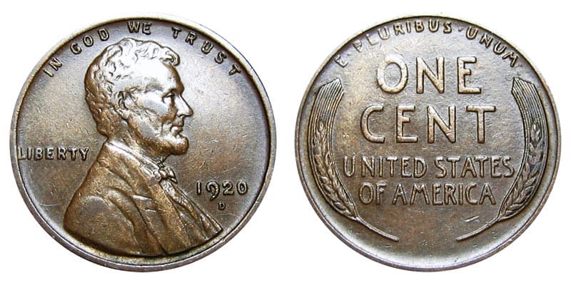 1920 D Wheat Penny Value