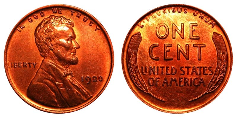 1920 No Mint Mark P Wheat Penny Value