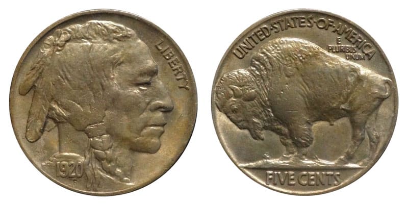 1920 No Mint Mark (Philadelphia) Buffalo Nickel Value