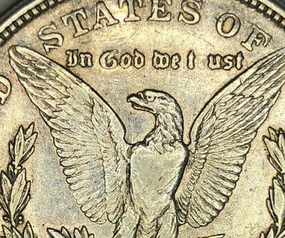 1921 D Silver Dollar with Missing R Error