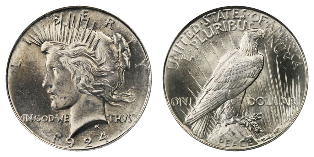 1924 No Mint Mark Silver Dollar Value
