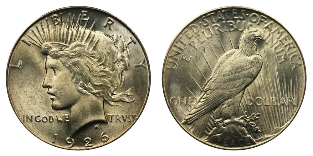 1926 No Mint Mark (Philadelphia) Peace Silver Dollar Value