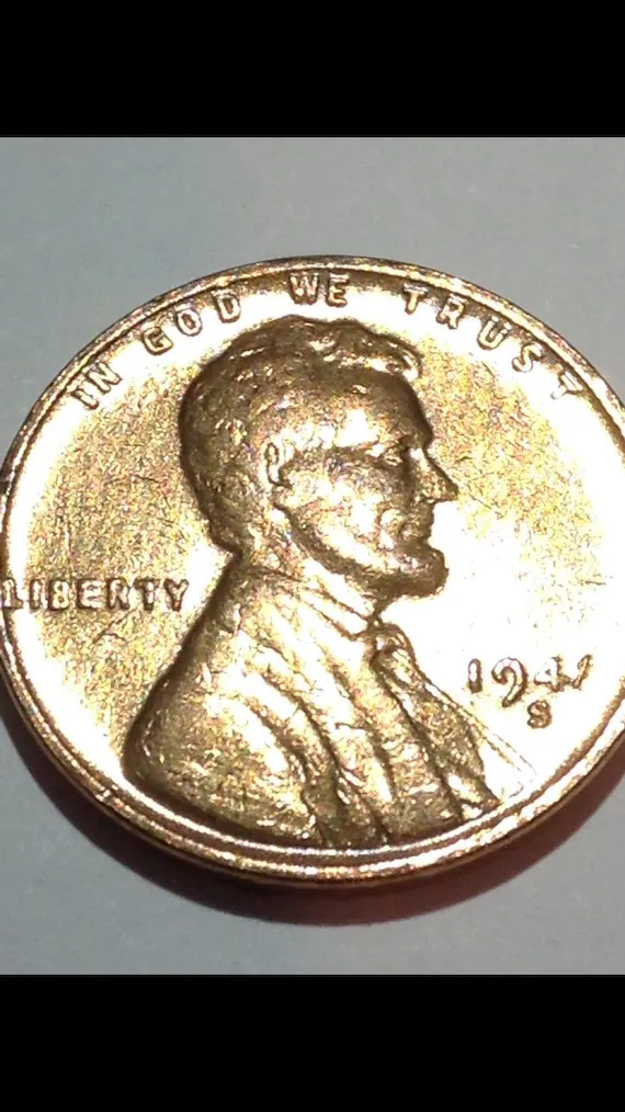 1941 Wheat Penny with Digit Shift Error