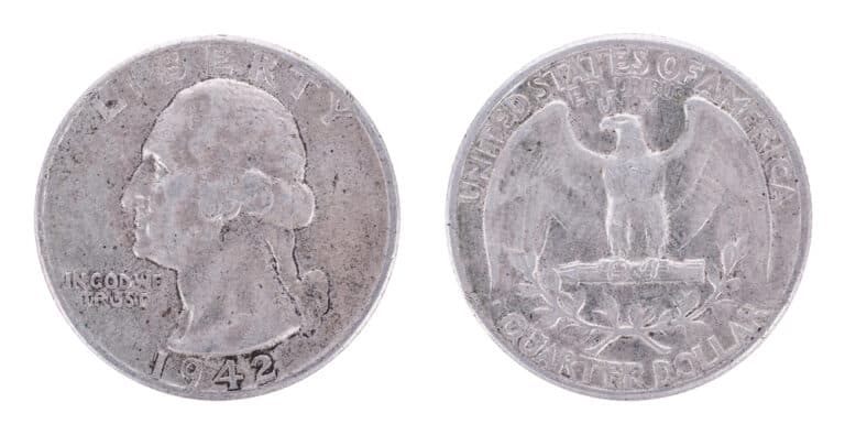 1942 quarter value