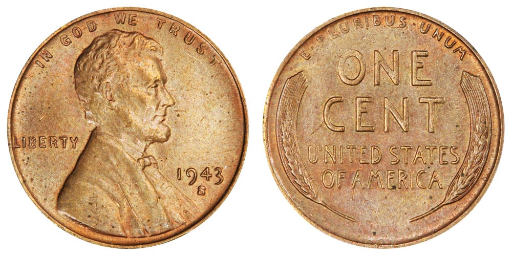 1943 San Francisco (S) Copper Penny Value