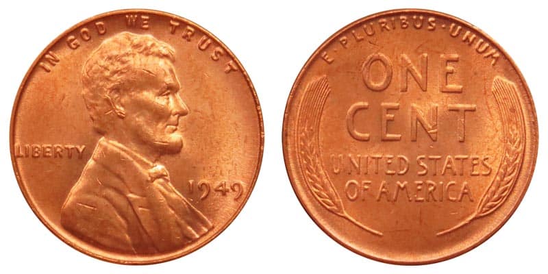 1949 No Mint Mark Penny Value