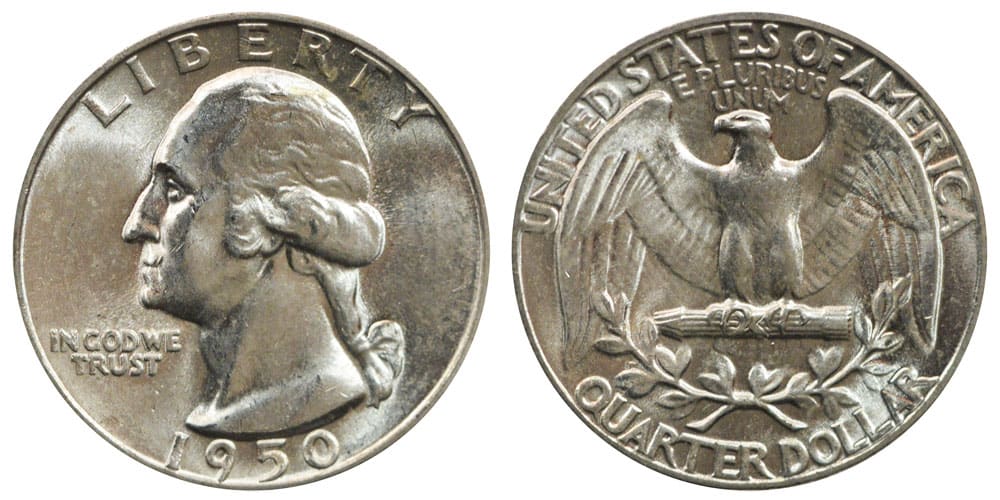 1950 No Mint MarkQuarter Value