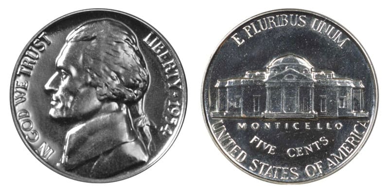 1954 No Mint Mark Nickel Value