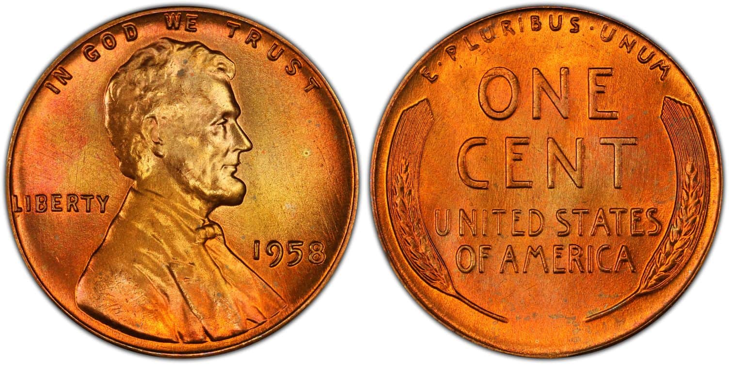 1958 Red Wheat Penny Value