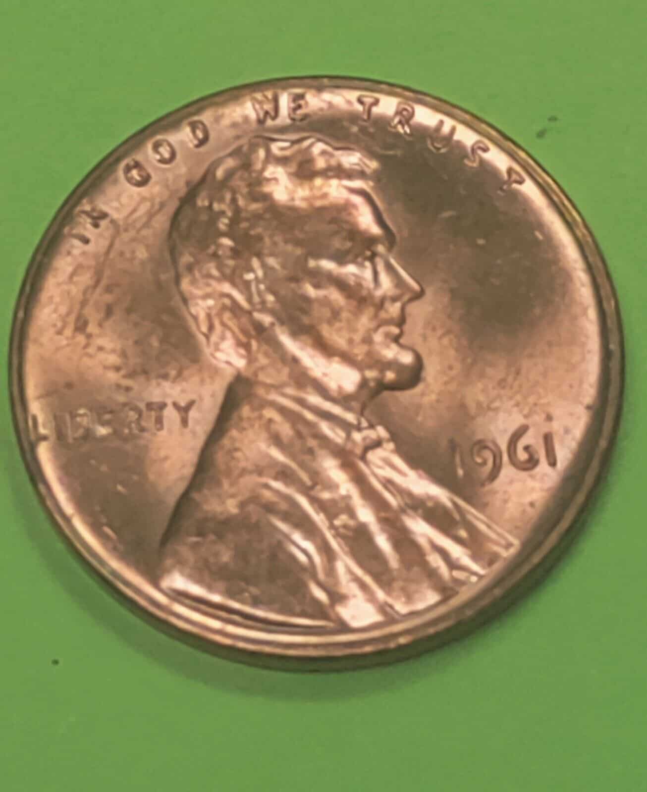 1961 Lincoln Penny Missed Center Error