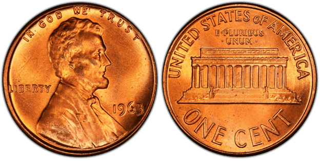 1963 No Mint Mark Penny Value
