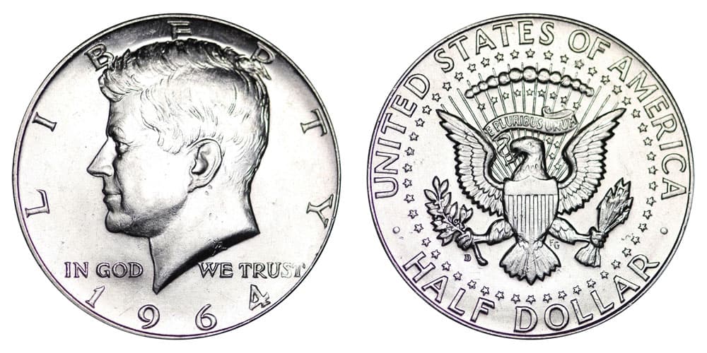 1964 Kennedy Half Dollar Value for “D” Mint Mark