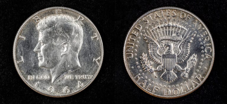 1964 kennedy half dollar value