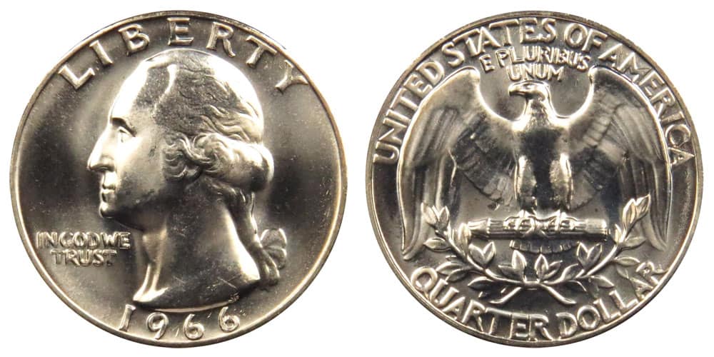 1966 No Mint Mark Quarter Value