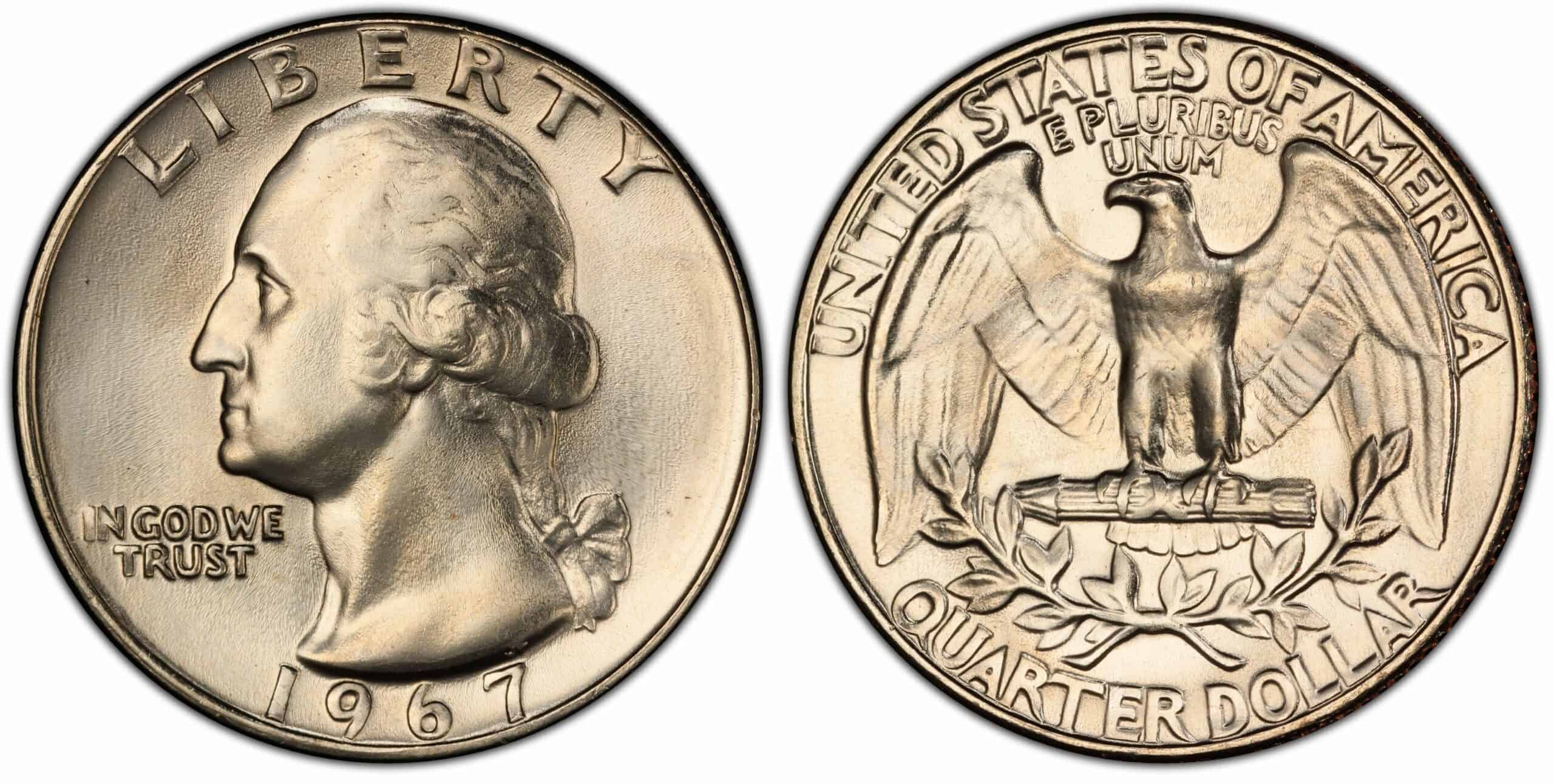 1967 Regular Strike Quarter Value
