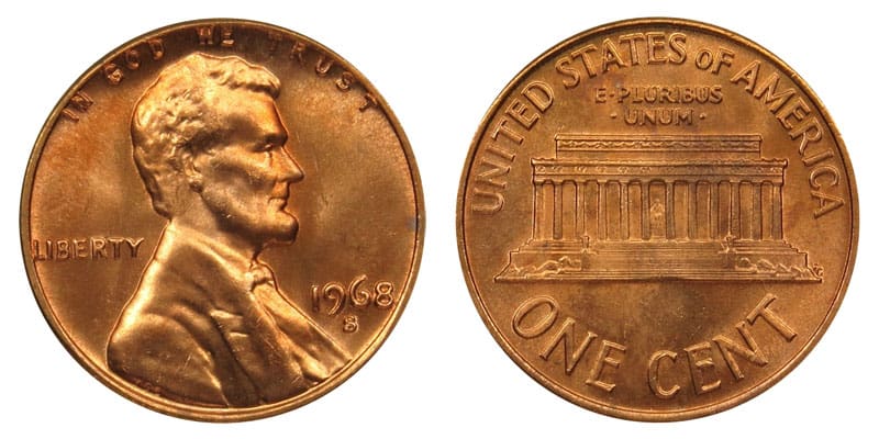 1968 S Penny Value