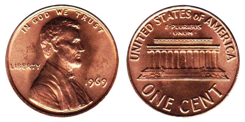 1969 penny value