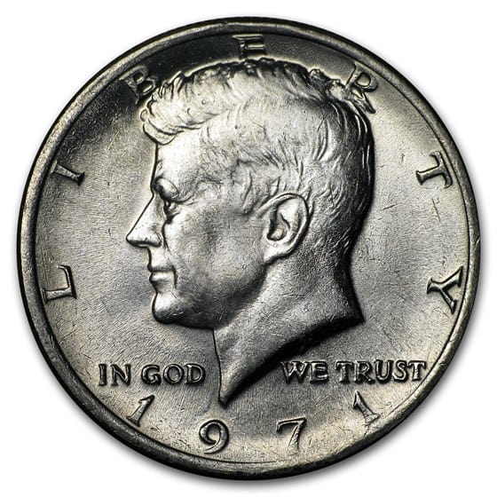 1971 No Mint Mark Half Dollar Value