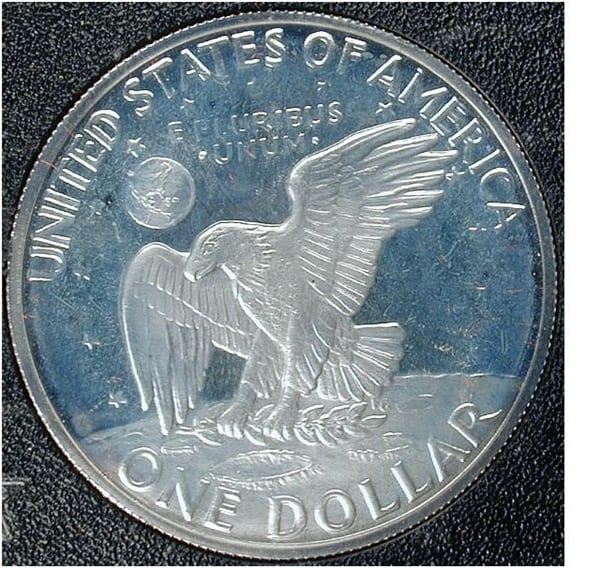 1971 S Proof Silver Dollar Type 1 Reverse Value