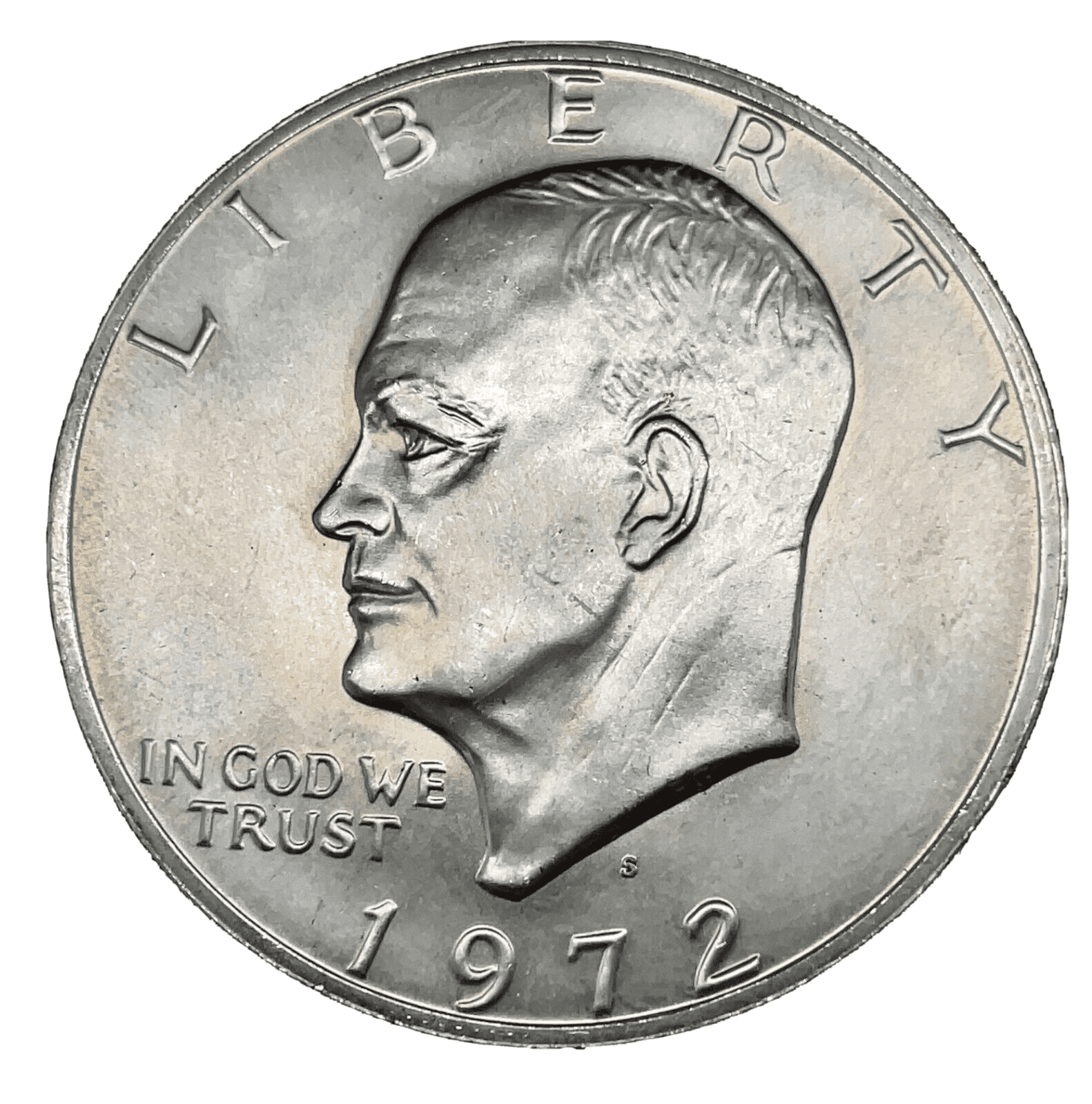 1972 Eisenhower Dollar Double Die Error