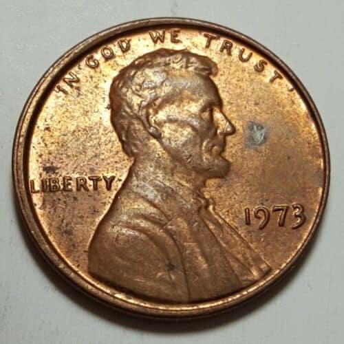 1973 Missed Centre Penny