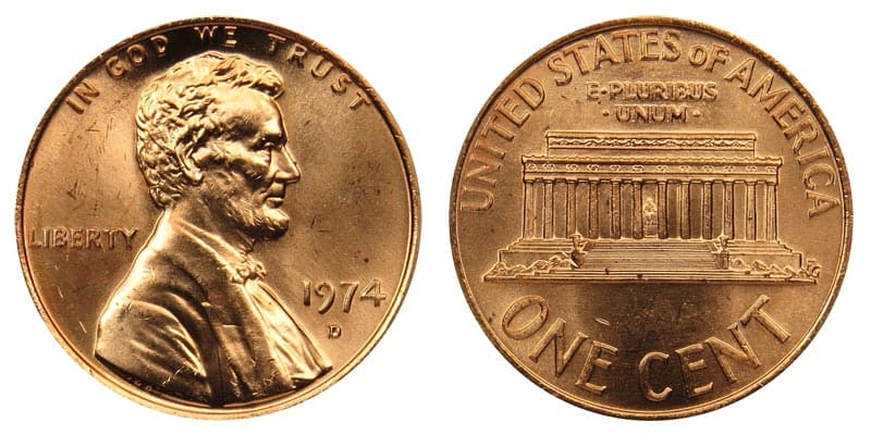 1974 "D" Mint Mark Penny Value
