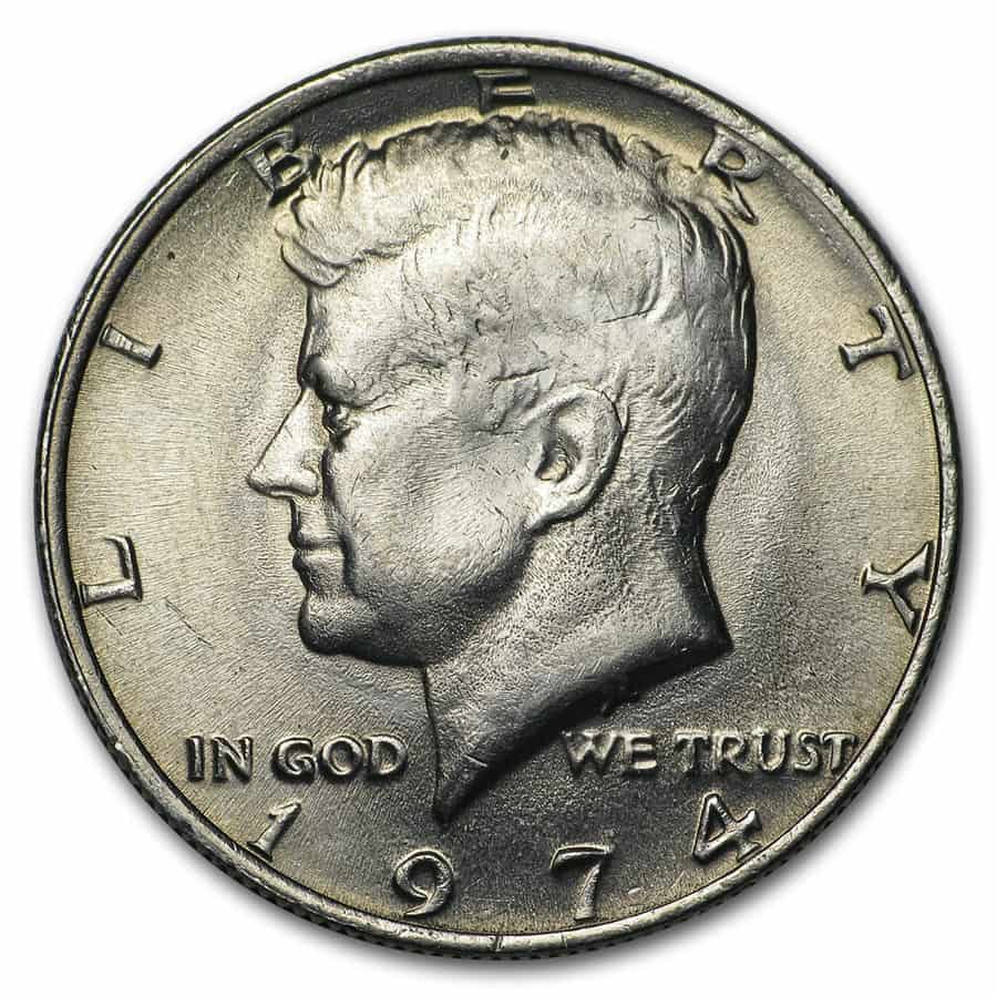 1974 No Mint Mark P Half Dollar Value