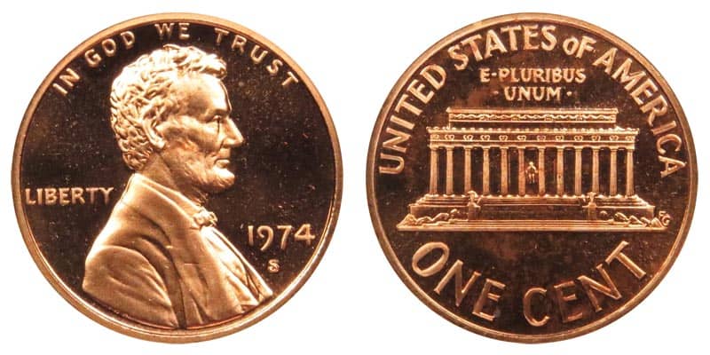 1974  “S” Mint Mark Penny Value